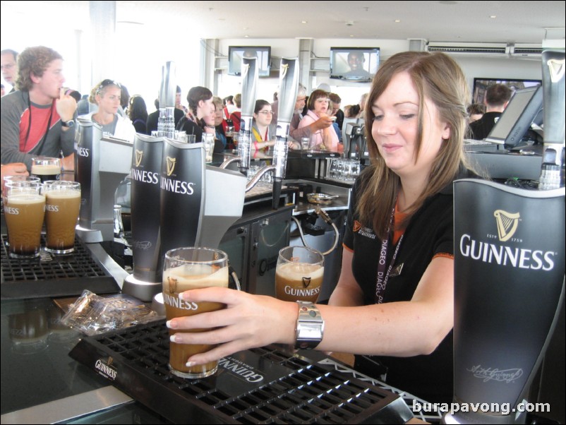 The GRAVITY Bar, Guinness Storehouse.