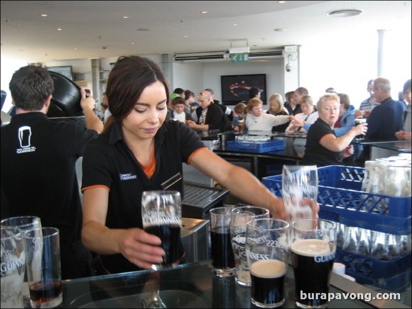 The GRAVITY Bar, Guinness Storehouse.