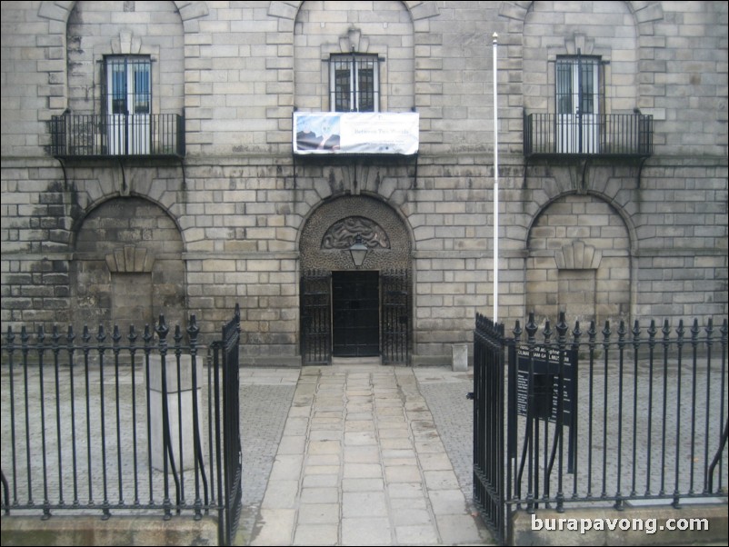 Entrance to Kilmainham Gaol.