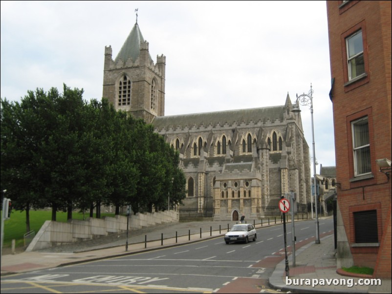 Backside of Christ Church Cathedral.