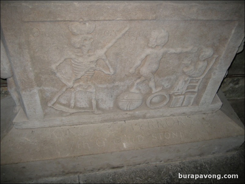 Inside Rosslyn Chapel.