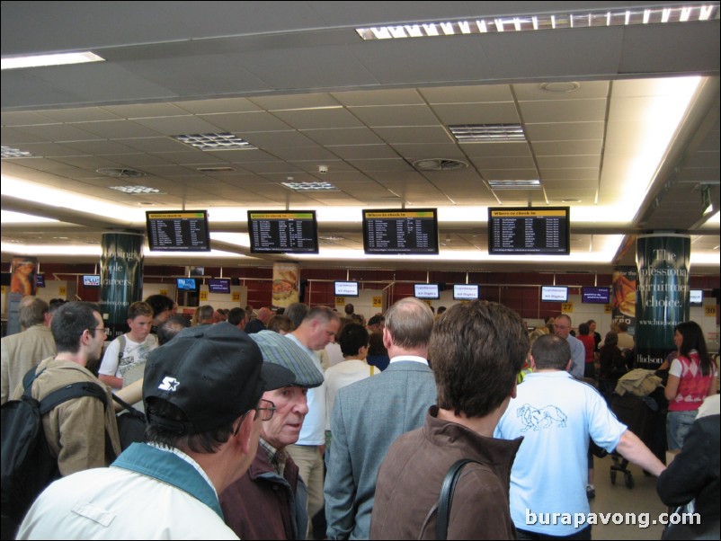 Edinburgh airport.