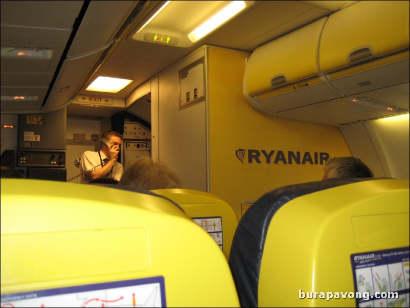 Ryanair, Europe's low cost airline.