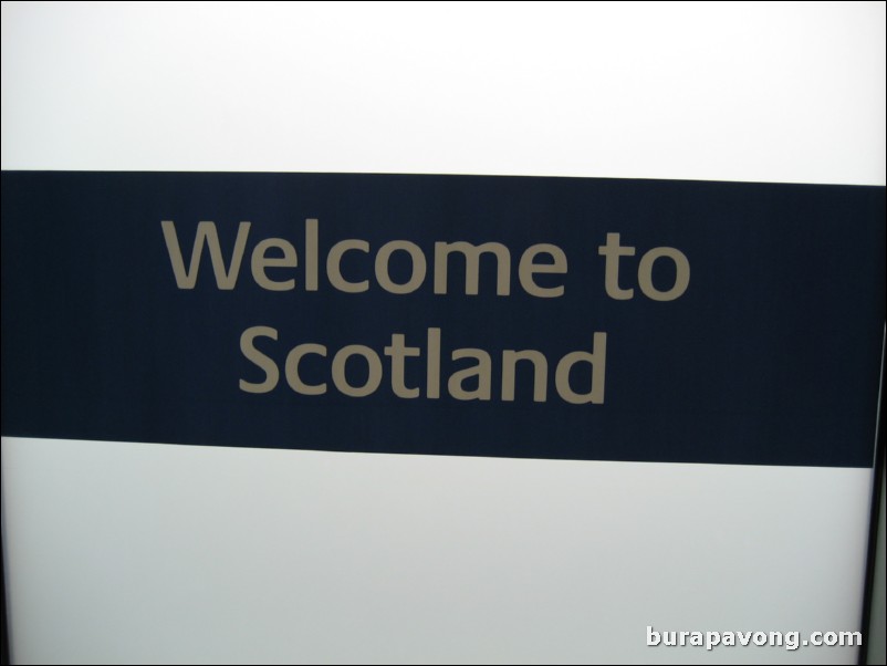 Edinburgh airport.