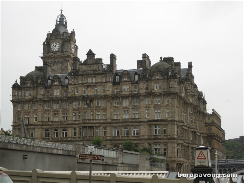 Edinburgh city centre.