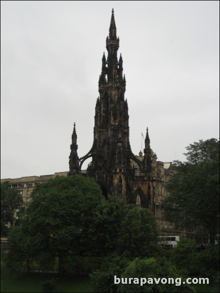 Scott Monument on Princes Street.