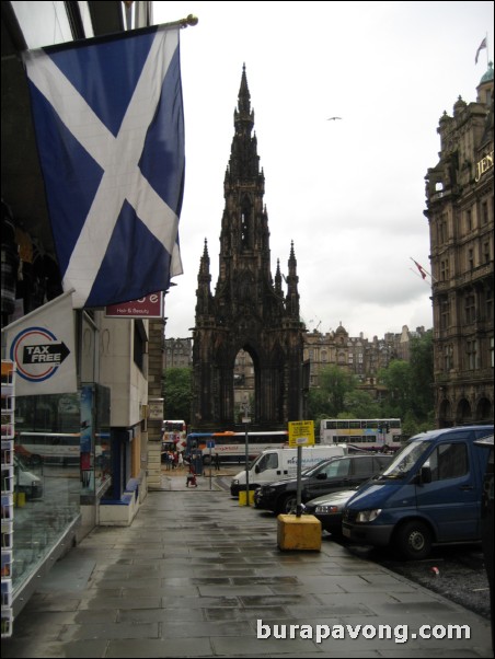 Scott Monument on Princes Street.