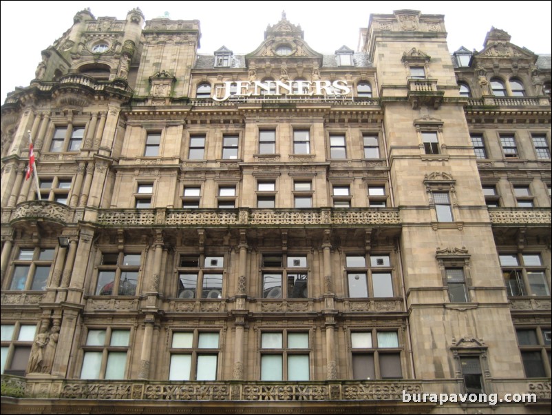 Jenners, one of Britain's oldest department stores.