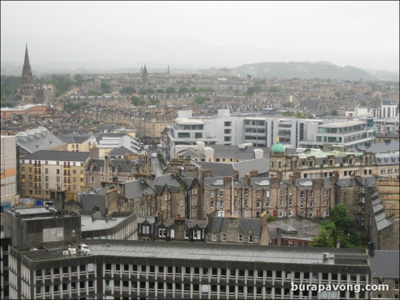 Edinburgh from Edinburgh Castle.