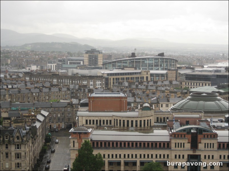 Edinburgh from Edinburgh Castle.