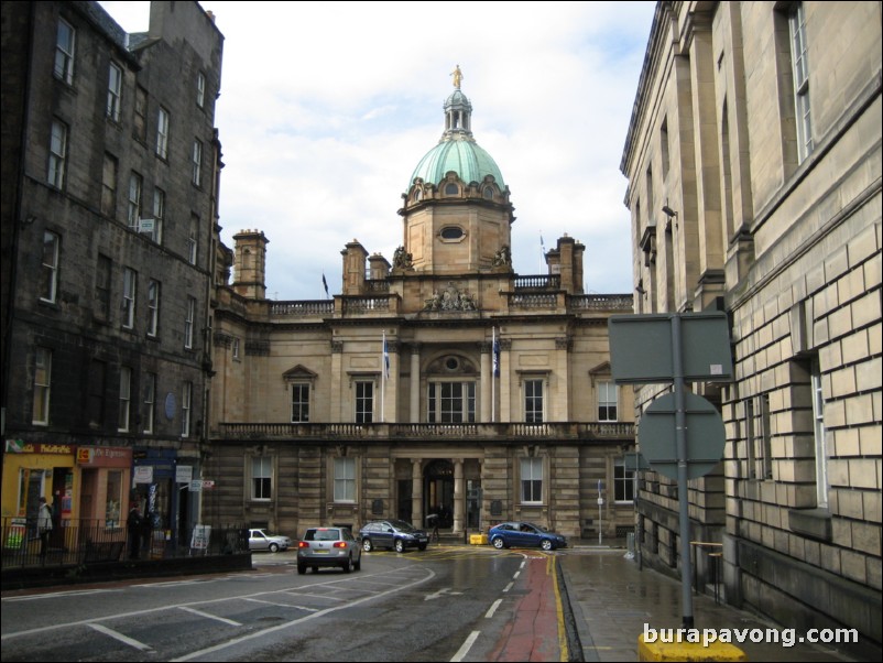 HBOS, The Mound from Royal Mile.