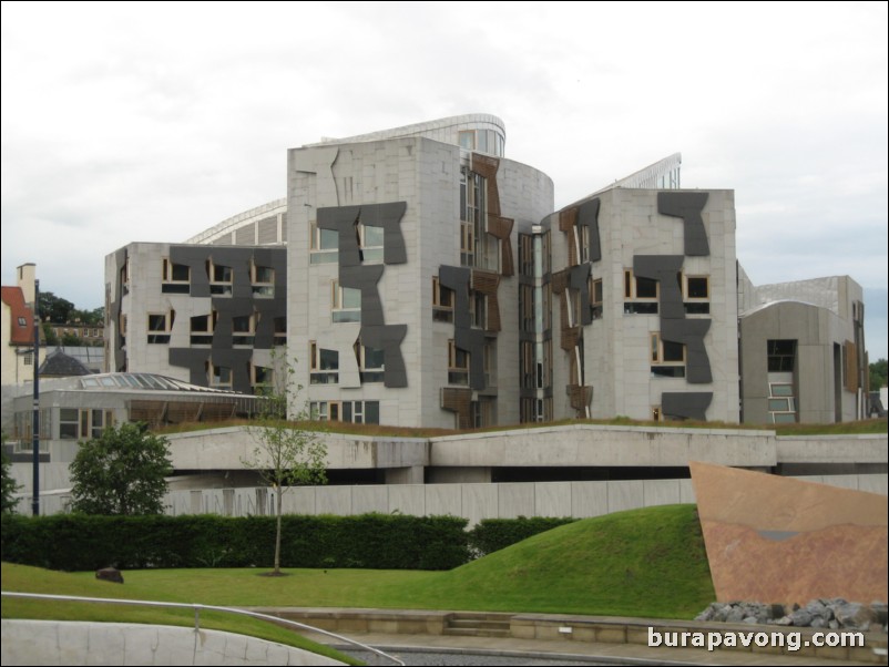 Scottish Parliament Building.