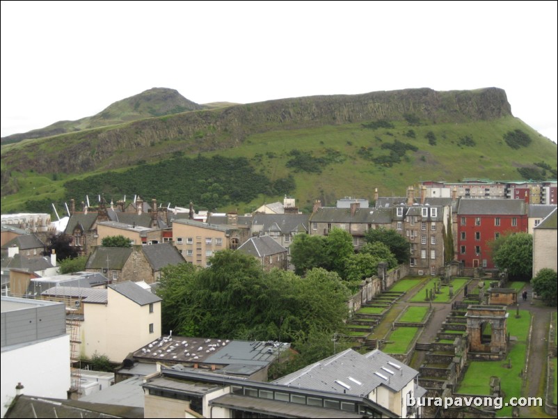 Arthur's Seat from Calton Hill.