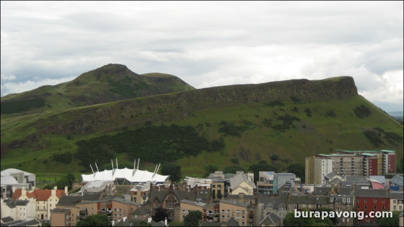 Arthur's Seat from Calton Hill.