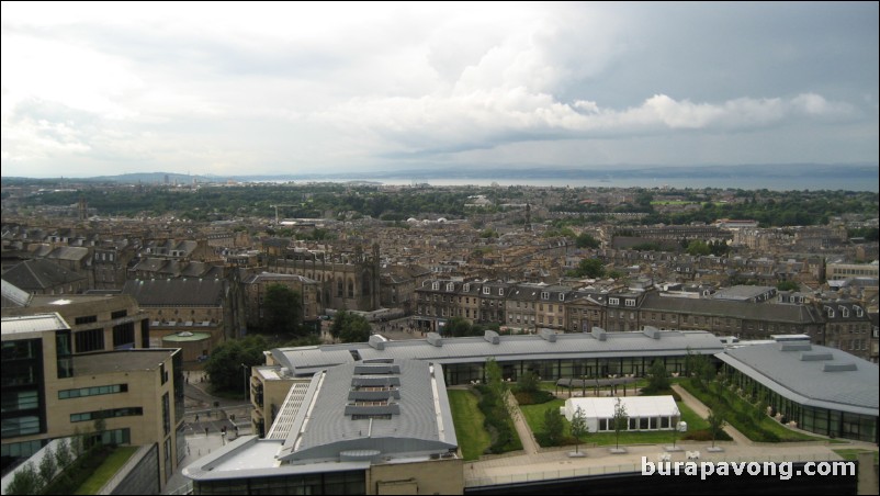 Views of Edinburgh from Calton Hill.