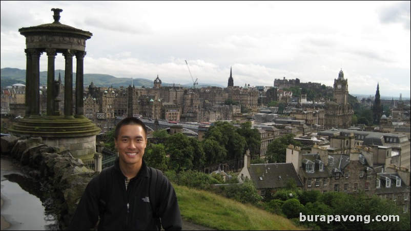 Views of Edinburgh from Calton Hill.