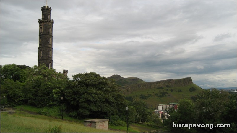 Views of Edinburgh from Calton Hill.