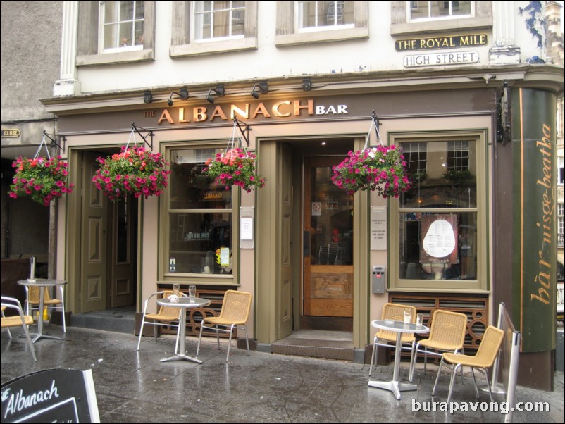 The Albanach Bar, Royal Mile.