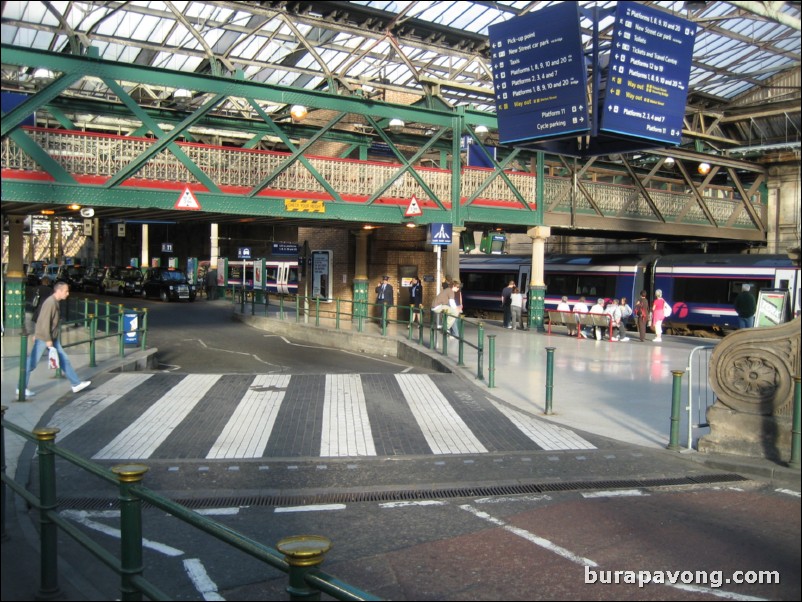 Edinburgh Waverley train station.