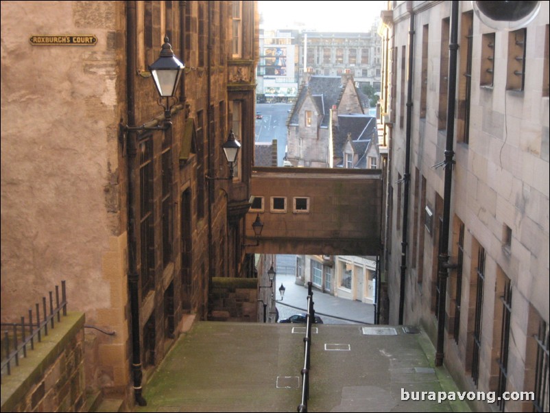 Mary King's Close to Cockburn Street.