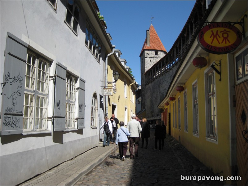 Inside the Old Town.