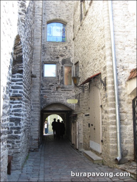 St. Catherine's Passage in the Old Town.