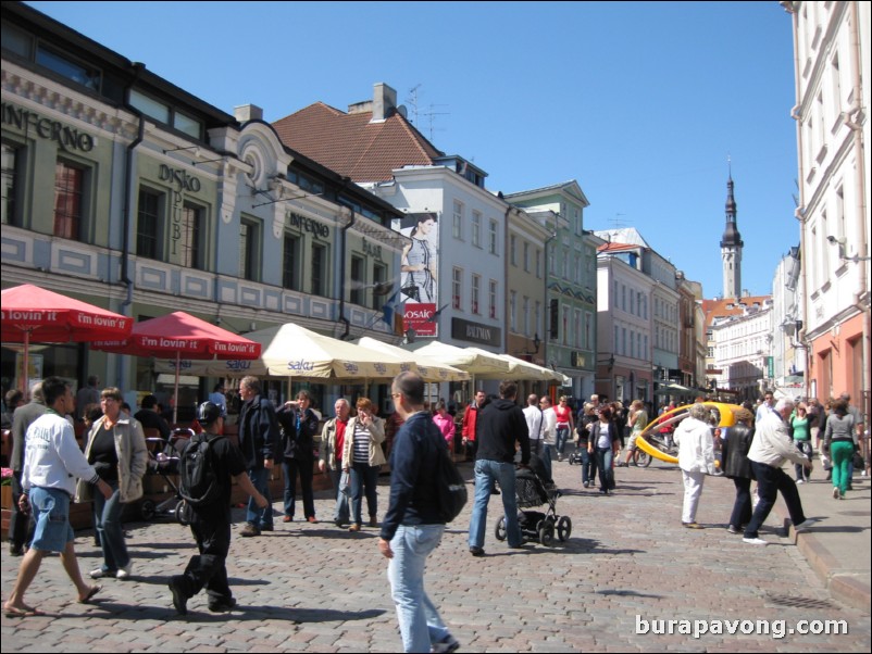 Inside the Old Town.