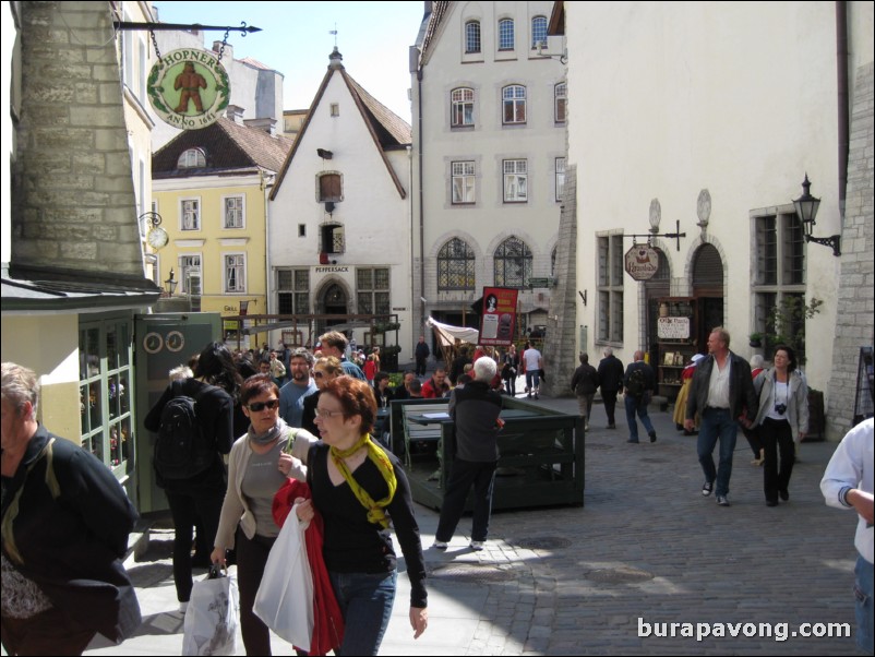 Inside the Old Town.