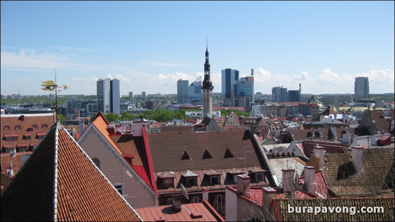 Looking over the Old Town.