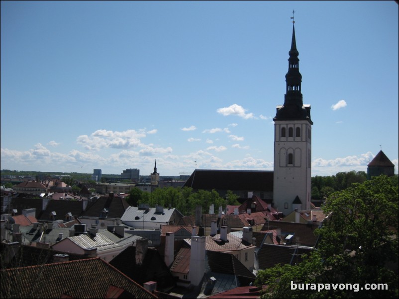 Looking over the Old Town.