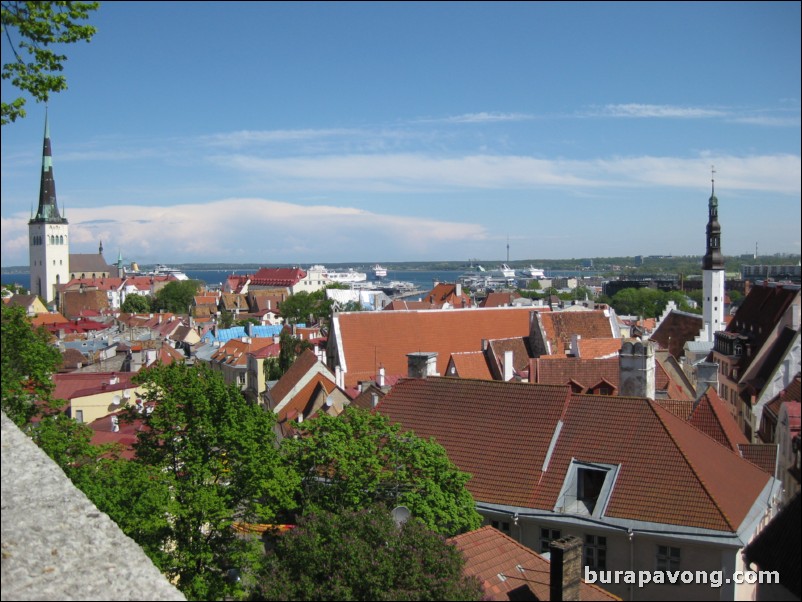 Looking over the Old Town.