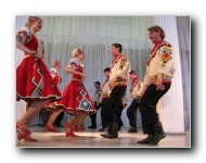 The Stars of St. Petersburg doing lyrical dances of the Russian North, Cossacks from the Don and Voronezh, and miniatures of the Urals and Siberia.