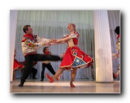 The Stars of St. Petersburg doing lyrical dances of the Russian North, Cossacks from the Don and Voronezh, and miniatures of the Urals and Siberia.