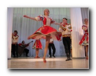 The Stars of St. Petersburg doing lyrical dances of the Russian North, Cossacks from the Don and Voronezh, and miniatures of the Urals and Siberia.