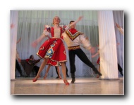 The Stars of St. Petersburg doing lyrical dances of the Russian North, Cossacks from the Don and Voronezh, and miniatures of the Urals and Siberia.