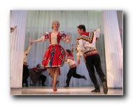 The Stars of St. Petersburg doing lyrical dances of the Russian North, Cossacks from the Don and Voronezh, and miniatures of the Urals and Siberia.