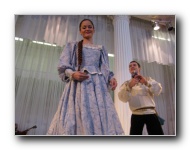 The Stars of St. Petersburg doing lyrical dances of the Russian North, Cossacks from the Don and Voronezh, and miniatures of the Urals and Siberia.