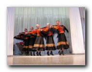 The Stars of St. Petersburg doing lyrical dances of the Russian North, Cossacks from the Don and Voronezh, and miniatures of the Urals and Siberia.