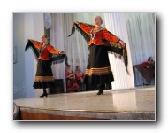 The Stars of St. Petersburg doing lyrical dances of the Russian North, Cossacks from the Don and Voronezh, and miniatures of the Urals and Siberia.