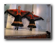 The Stars of St. Petersburg doing lyrical dances of the Russian North, Cossacks from the Don and Voronezh, and miniatures of the Urals and Siberia.