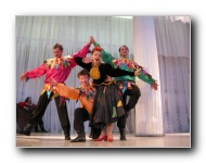 The Stars of St. Petersburg doing lyrical dances of the Russian North, Cossacks from the Don and Voronezh, and miniatures of the Urals and Siberia.