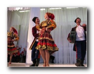 The Stars of St. Petersburg doing lyrical dances of the Russian North, Cossacks from the Don and Voronezh, and miniatures of the Urals and Siberia.