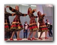 The Stars of St. Petersburg doing lyrical dances of the Russian North, Cossacks from the Don and Voronezh, and miniatures of the Urals and Siberia.