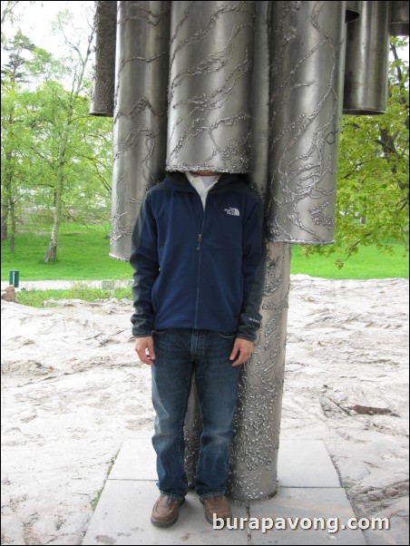 The Sibelius Monument in Sibelius Park.