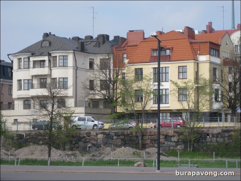 Kaivopuisto park, one of the oldest and best known parks in central Helsinki.