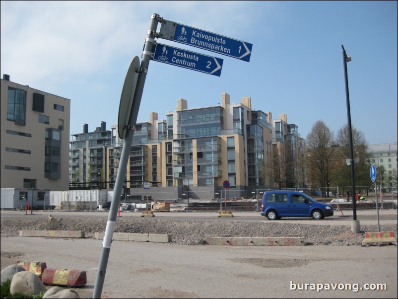 Kaivopuisto park, one of the oldest and best known parks in central Helsinki.