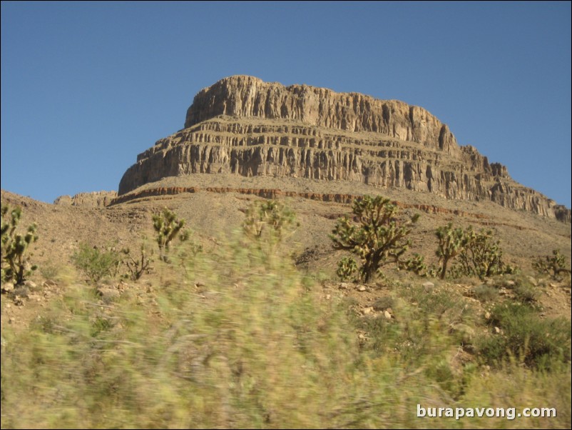 Heading towards Grand Canyon West Rim.