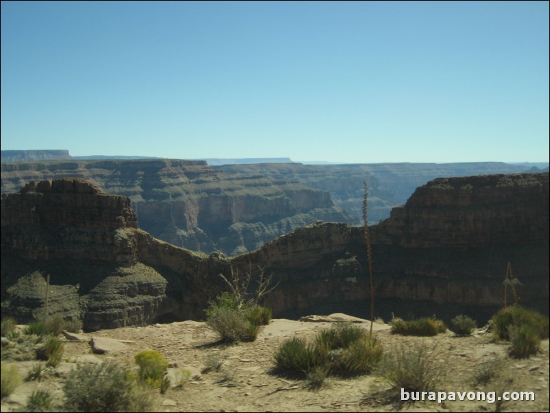 Grand Canyon West Rim.  Eagle Rock.