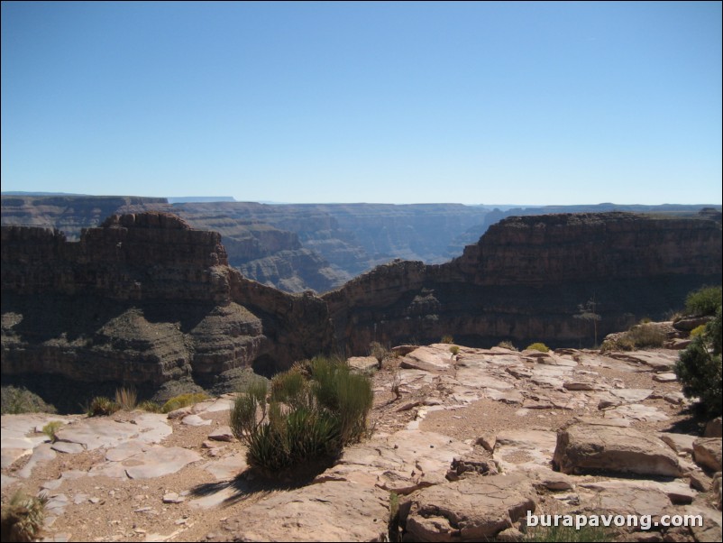 Grand Canyon West Rim.  Eagle Rock.