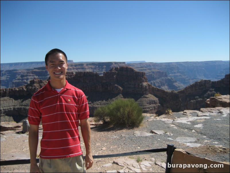 Grand Canyon West Rim.  Eagle Rock.